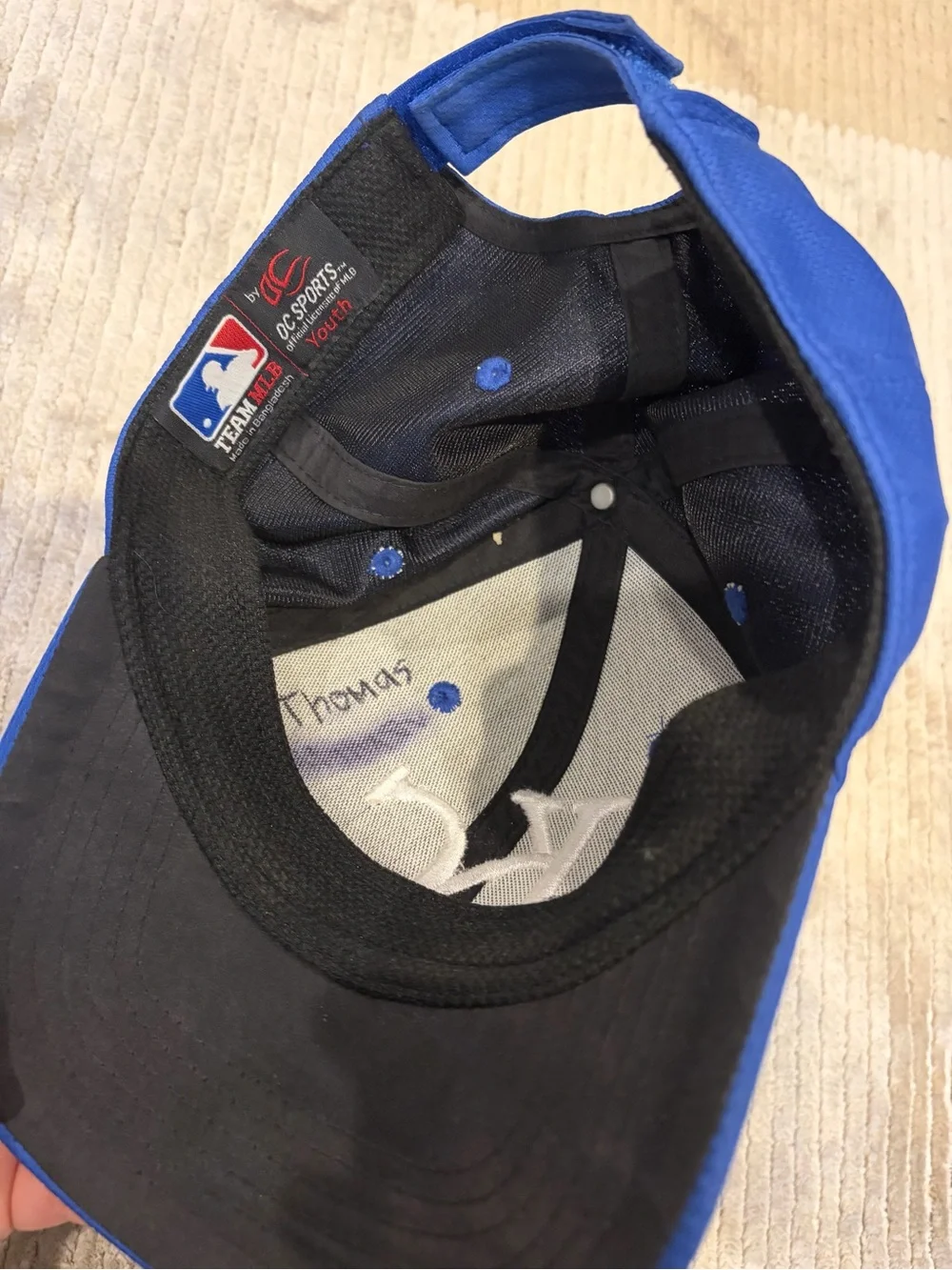 Kansas City Royals Youth Adjustable Baseball Hat Blue Team MLB